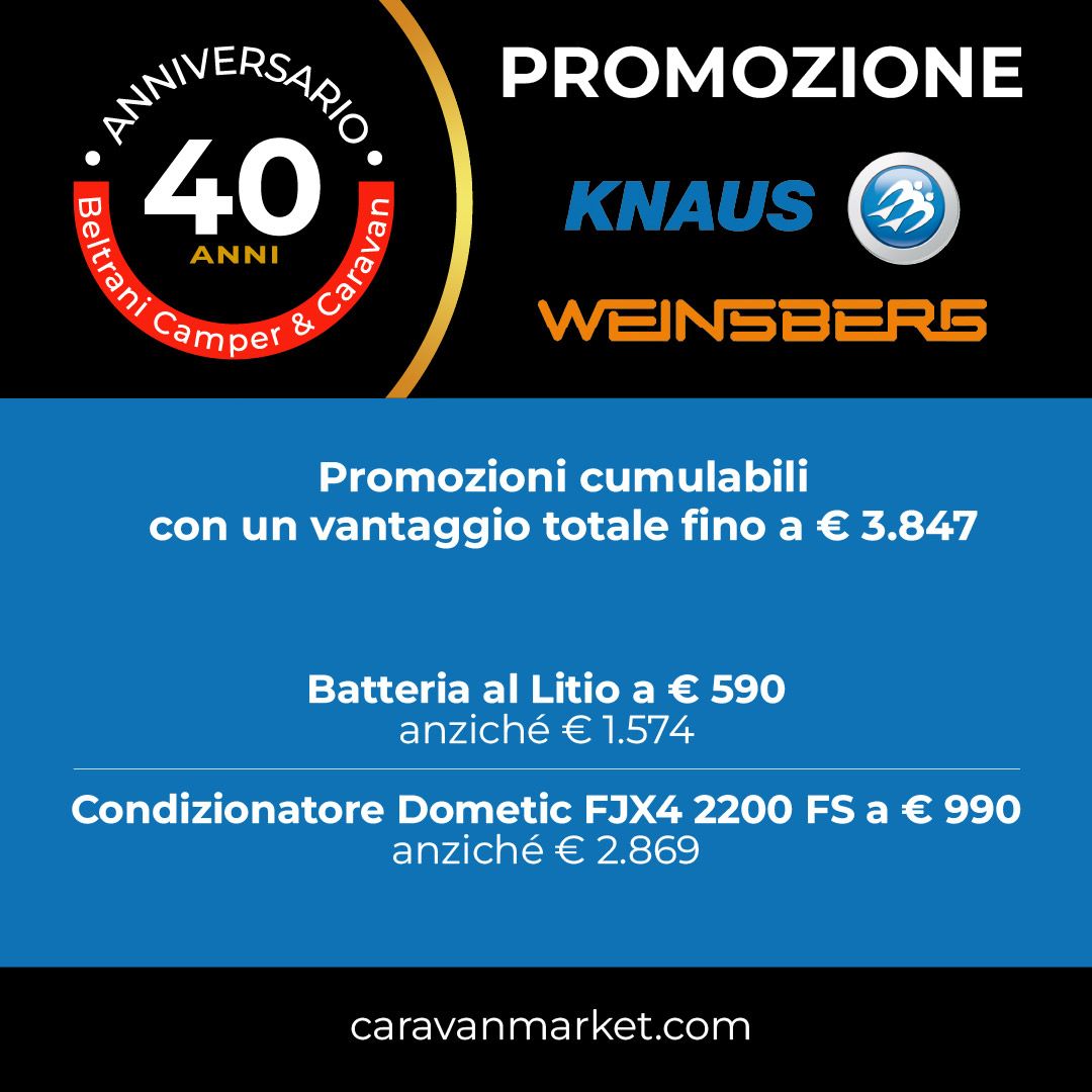Promo Knaus e Weinsberg